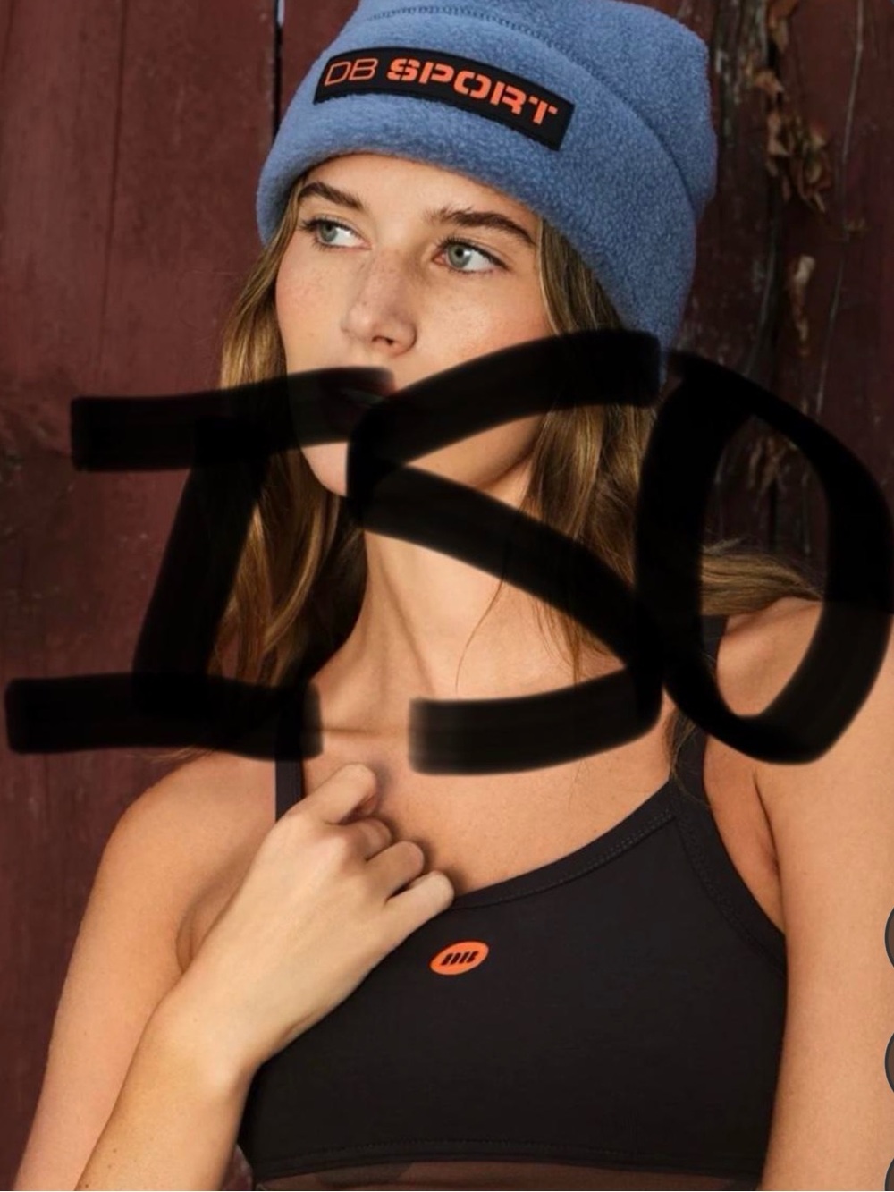 DB Sport Blue Fleece Beanie - Cozy Everyday Hat